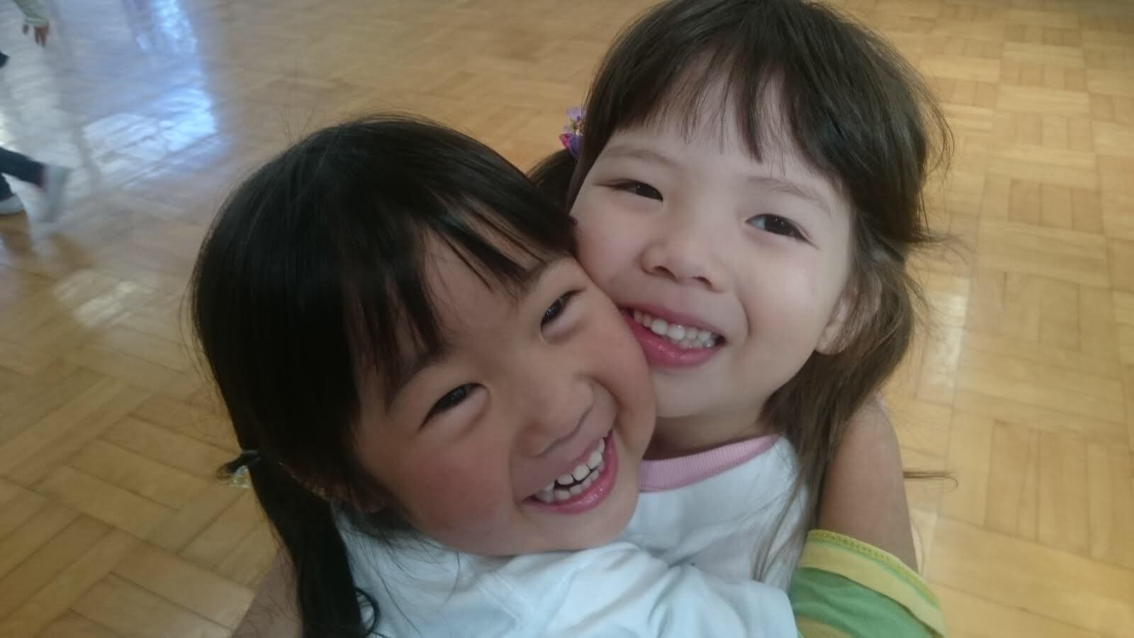 園児の笑顔