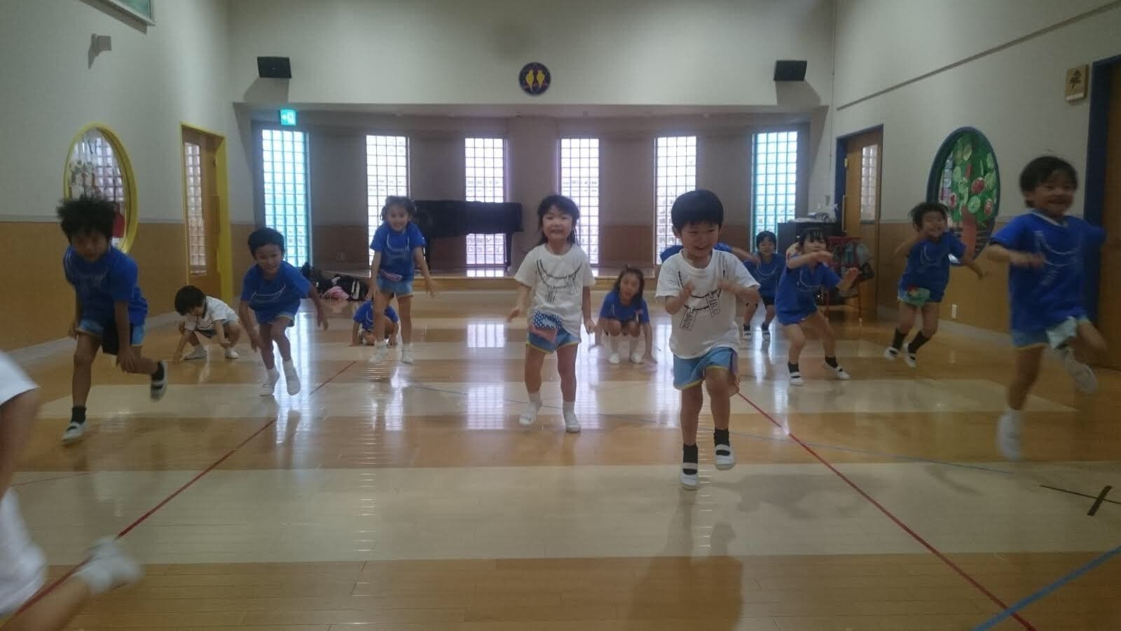 園児のダンス礼儀